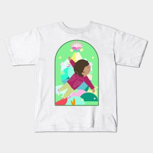 niño soñando Kids T-Shirt